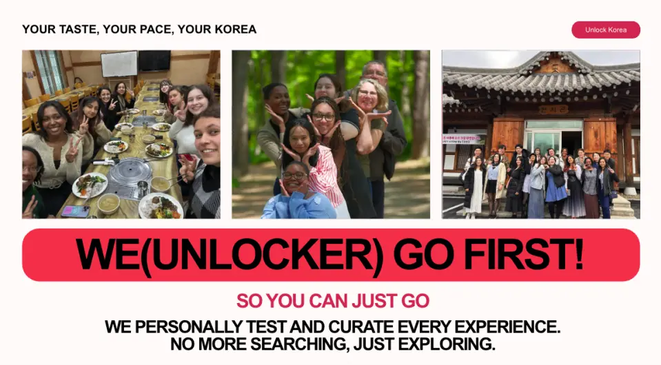 我們先行一步。

經 Unlockers 驗證，為您量身打造。我們為您過濾噪音，讓您輕鬆出遊。