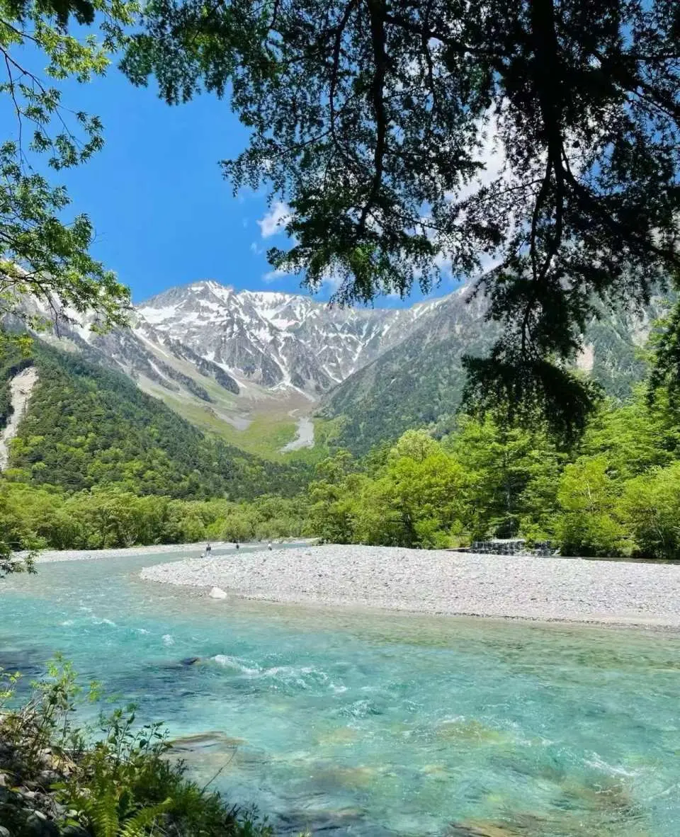 The walk to Kamikochi takes about 3 hours and 30 minutes.