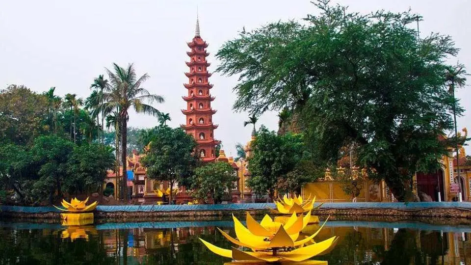 - Breakfast at hotel.
- Visit the Ho Guom, Ho Tay, The Tran Quoc Temple.
- Transfer to the airport for departure flight.