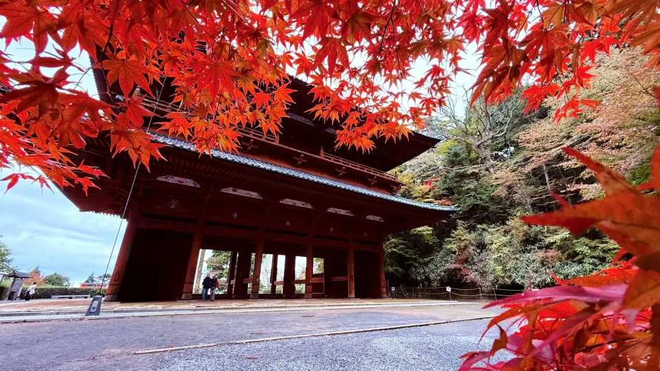 The gate to Mount Koya is a magnificent entrance to a spiritual sanctuary.