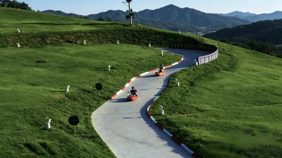 Head to Hongcheon Luge and experience speed and fun as you glide down from a height. It's simple and safe to operate, perfect for a group experience.