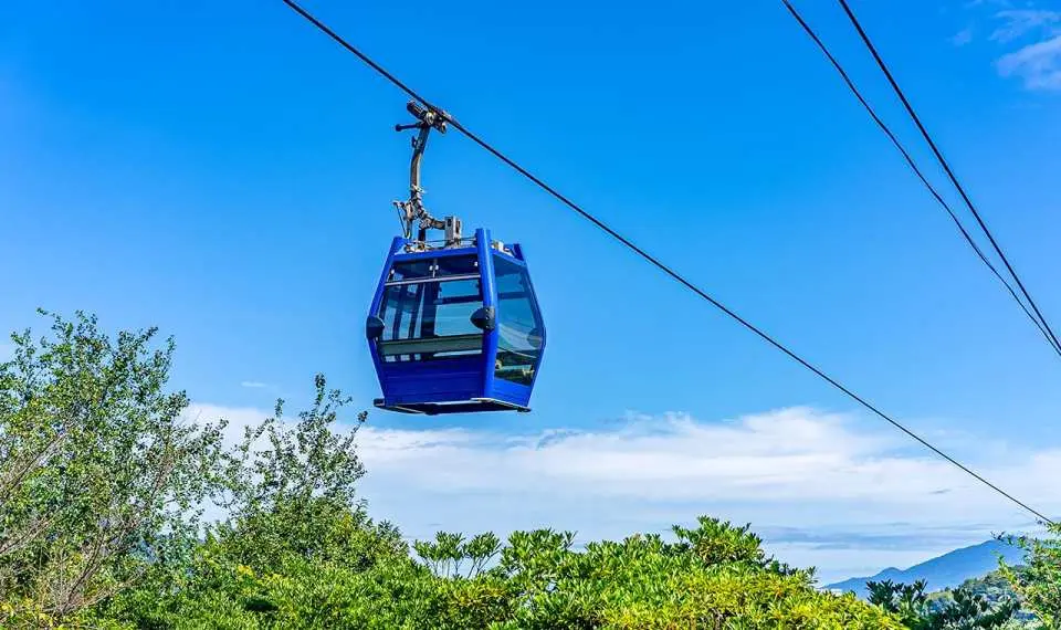 Enjoy breathtaking views of Yeosu's coastline, islands, and harbor from one of Korea's most scenic cable car rides. Guests may travel between Jasan Park and Odongdo Island by cable car. Cable car tickets are not included and can be purchased on-site.