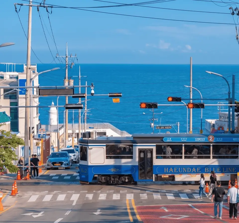 Cheongsapo is a charming coastal village famous for its picturesque lighthouse, vibrant seafood restaurants, and the scenic tracks where the coastal train and sky capsule pass by.