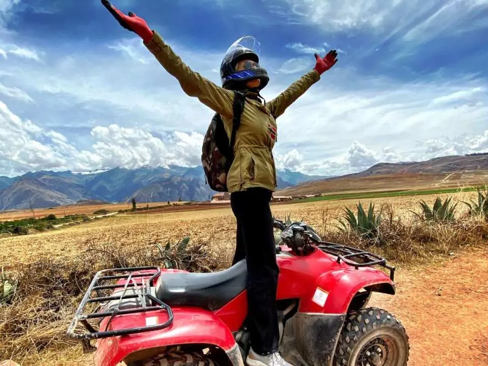 Start with the pickup or meeting arrangement confirmed after booking. Transfer time may vary depending on your hotel location, and pickup details will be confirmed one day before your activity.

Arrive at the quad station and meet the local team. Confirm your selected option, then listen to the guide’s safety briefing and basic quad bike driving instructions.

Begin the guided one-hour quad bike ride. Follow the guide in convoy across the approved desert route, keeping a safe distance from other riders and staying on the trail.

If your option includes a camel ride, continue with the camel activity according to the local team’s arrangement. Follow the guide’s instructions and remain calm around the animals.

Guests booked on the quad-only or quad-and-camel option finish after the selected activity program and continue with the confirmed return arrangement.

Guests booked on the dinner-and-show option continue with the evening program after the ride and camel activity. Dinner and show are included in this option.

Guests booked on the full stargazing option continue with camel ride, oriental dinner, show, and stargazing when weather and visibility allow.

At the end of the program, return according to the confirmed transfer or meeting arrangement.