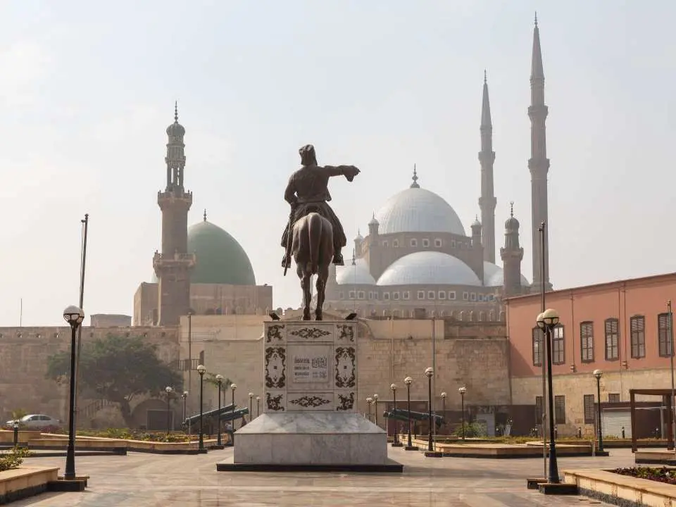Your tour begins with pickup from your hotel or selected pickup point. Transfer time may vary depending on your hotel location, and final pickup details are confirmed one day before the activity. After meeting your guide and driver, travel by private air-conditioned vehicle to begin the day’s route.

Start at the Egyptian Museum Cairo, where your guide introduces ancient collections, statues, royal objects, and pharaonic displays. If your selected package includes tickets, the listed required entry is included. If the package without tickets and lunch is selected, entry fees are paid separately.

After the Egyptian Museum Cairo visit, continue to Saladin Citadel. Your guide leads the visit according to the selected package, timing, and local conditions. This itinerary focuses only on the Egyptian Museum Cairo and Saladin Citadel, without Khan El-Khalili, Islamic Cairo, Coptic Cairo, or Old Cairo stops.

Lunch is included only if the with tickets and lunch package is selected. If the without tickets and lunch package is selected, lunch is not included. At the end of the tour, return by private vehicle for drop-off.