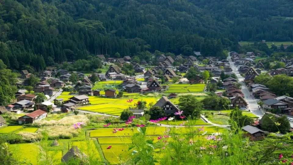 Shirakawa-go in spring and summer