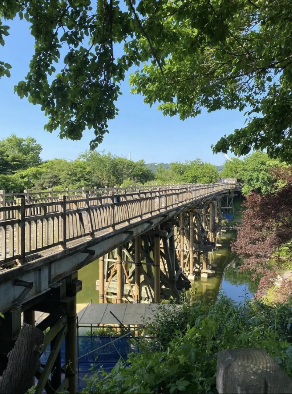The Bridge of Freedom at Imjingak in Paju is a historic railway bridge where thousands of Korean War prisoners crossed back to freedom after the 1953 armistice.