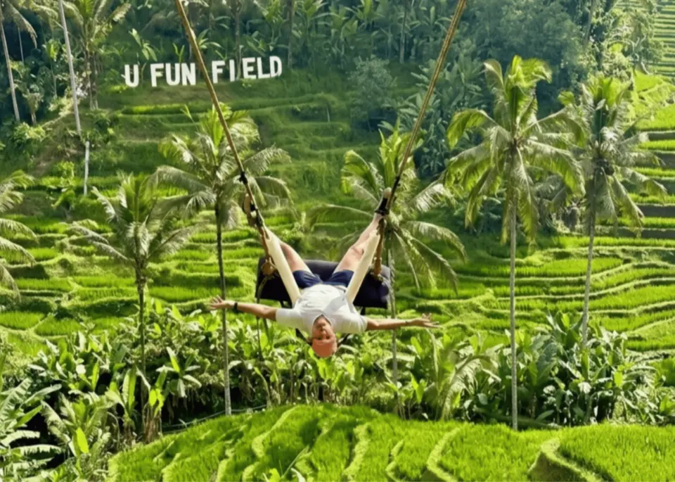 Extreme Swing
Take your Bali adventure to the next level on the Extreme Swing — feel your heart race as you soar high above the rice terraces with breathtaking panoramic views. A must-try for adrenaline seekers in Ubud!