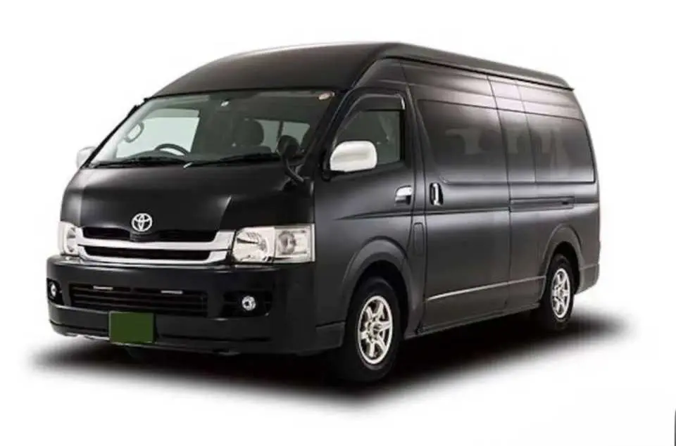 【舒适14座】

车款:海狮Toyota Haice或同等级系列，颜色不可指定