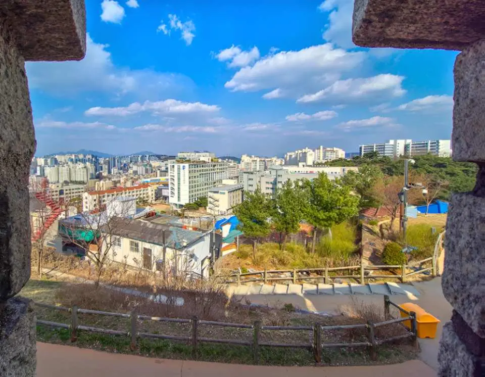 The Stairway to Heaven: Leaving the quiet village to reach the highest point of the fortress wall.