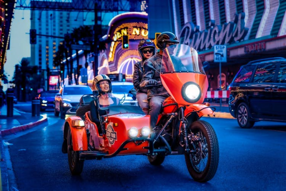 Private twohour guided sidecar tour in Las Vegas with a drink KKday