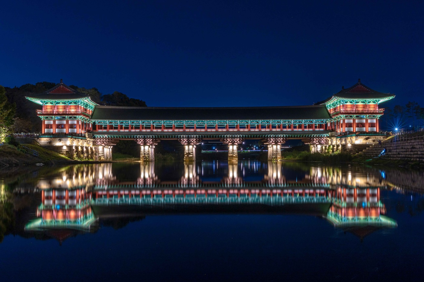 慶州月精橋夜景