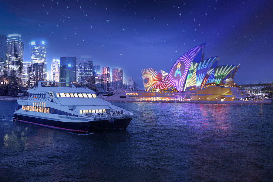 [Limited Offer] Vivid Sydney Magistic Dinner Cruise Australia KKday