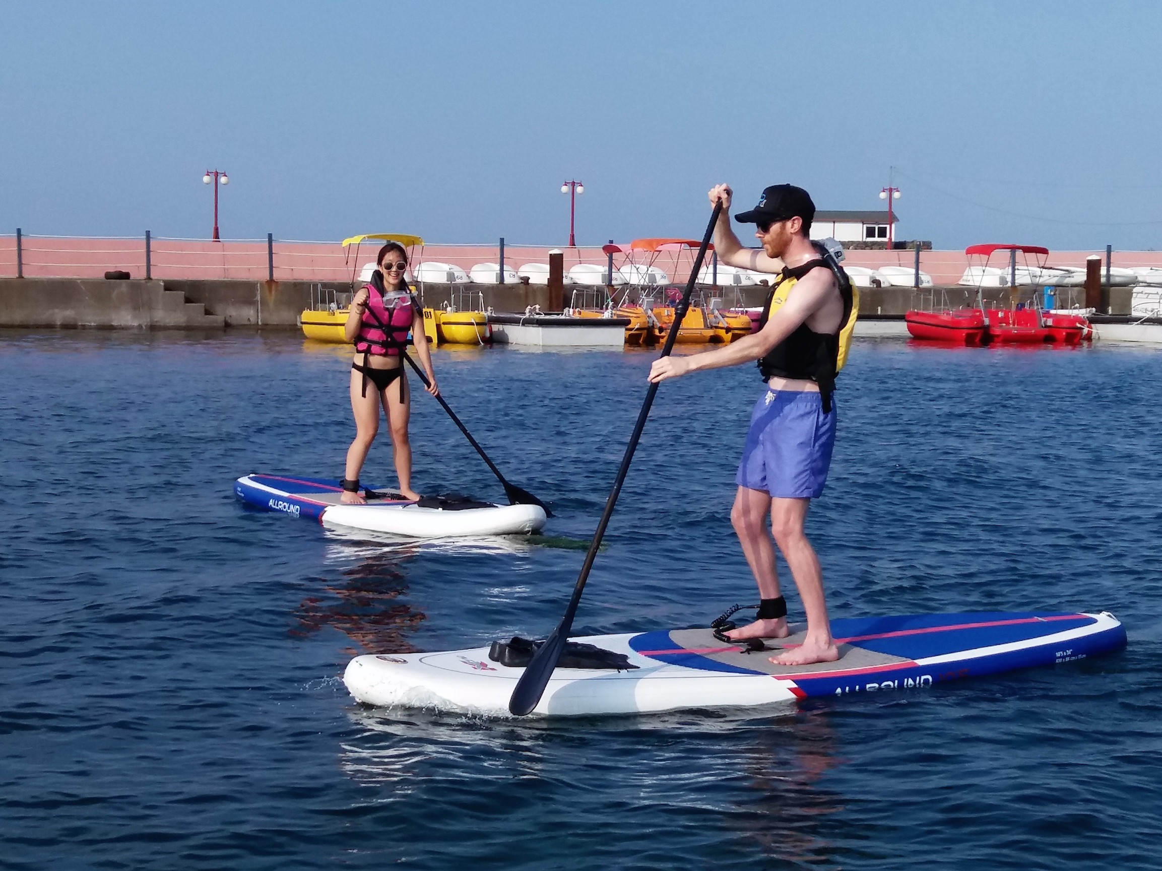 済州（チェジュ）島：SUP（スタンドアップパドル）体験：国際