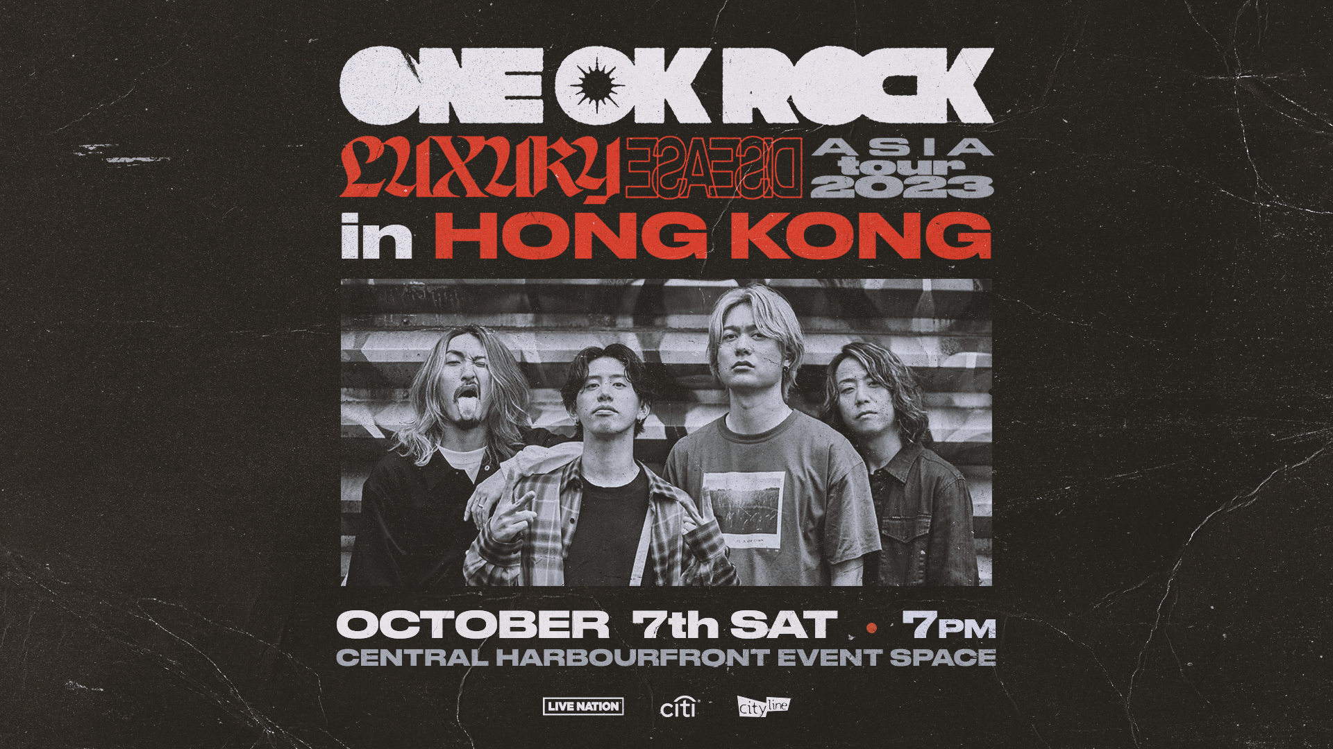 ONE OK ROCK Luxury Disease Asia Tour 2023 in Hong Kong – Official