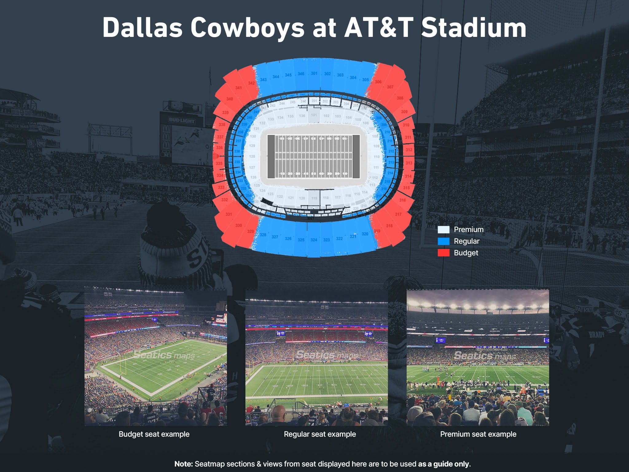 AT&T 体育场达拉斯牛仔队橄榄球比赛门票- KKday