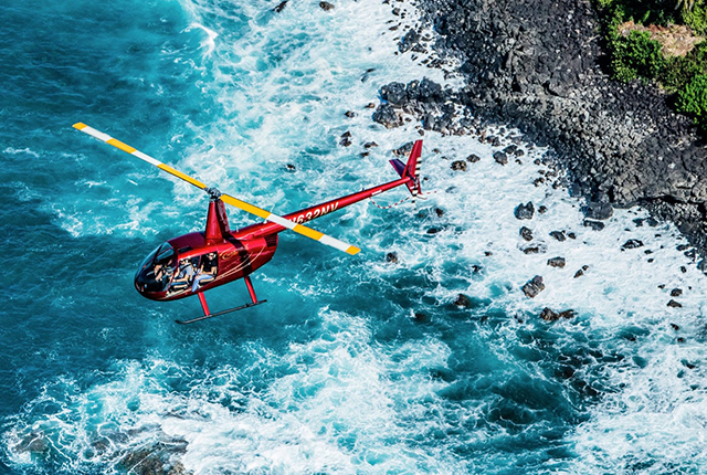 【【俯瞰侏羅紀公園拍攝地】美國夏威夷歐胡島直升機搭乘體驗