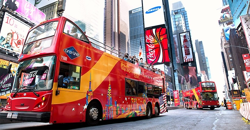 【【美國紐約觀光巴士】紐約隨上隨下雙層觀光巴士 24/48/72小時套票