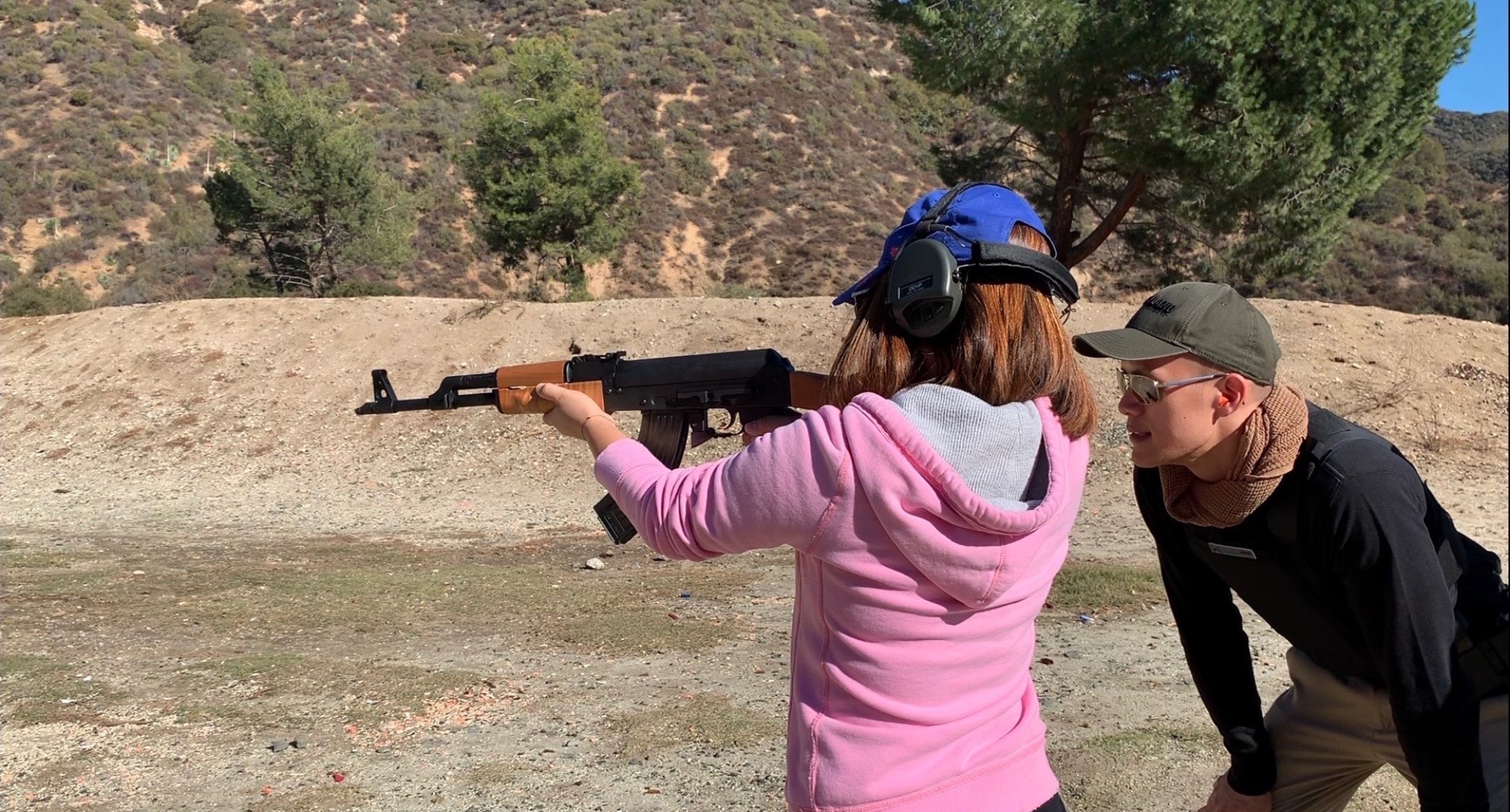 Head to the outskirts of Los Angeles for a unique shooting experience. 