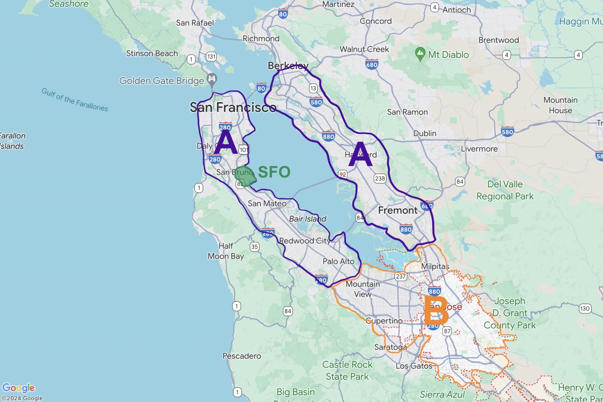 美國｜舊金山奧特萊斯San Francisco Premium Outlets購物中心單程接送舊金山市區/聖荷西/舊金山機場（SFO） - KKday