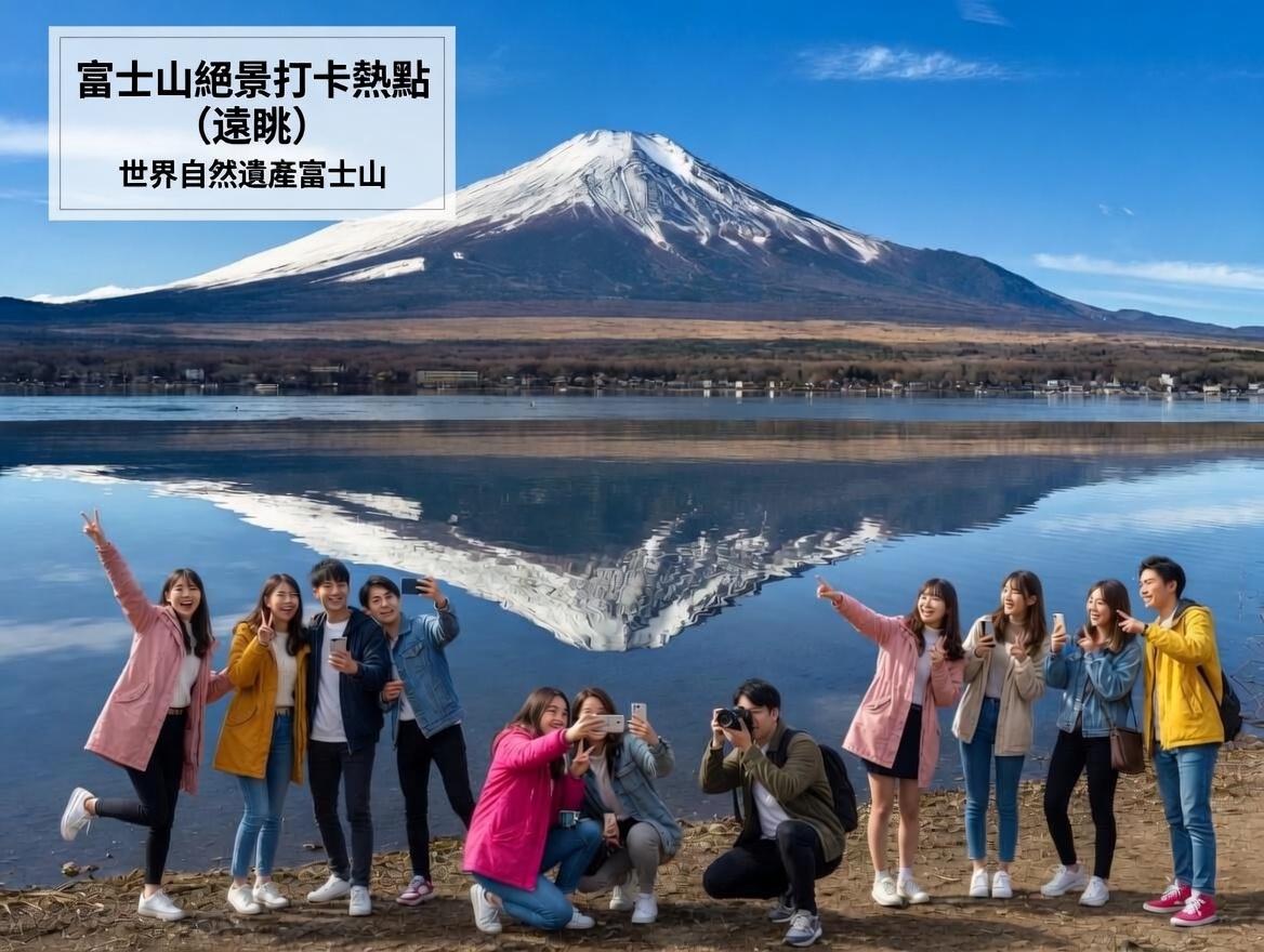 網美花海必拍富士山賞花絕景一天團