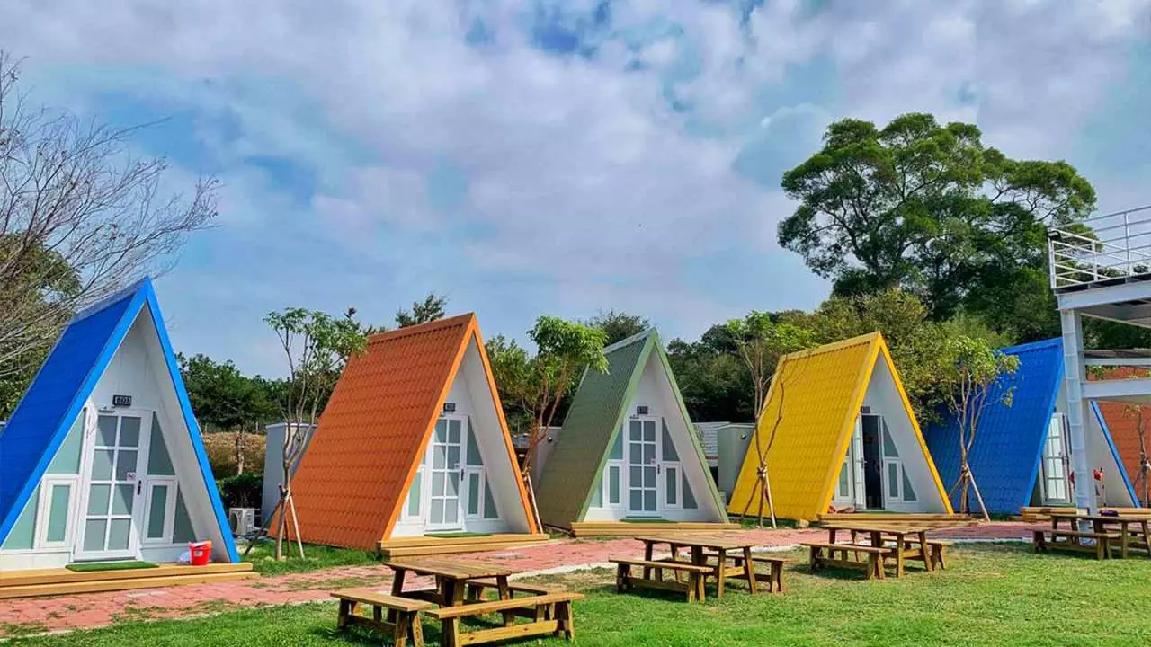 Miaoli Accommodation | Blue Que Resort | Gassho Village & Cabin & Campervan & Tent-Free Camping