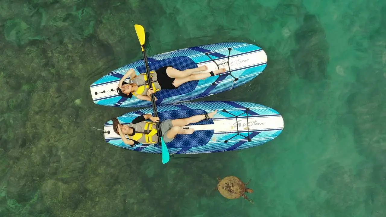 Xiaoliuqiu Pirate SUP・Water Bike | Sunrise・Sunset・Starry Sky Tour・SUP+Snorkeling 2-in-1 (Free Aerial Photography)