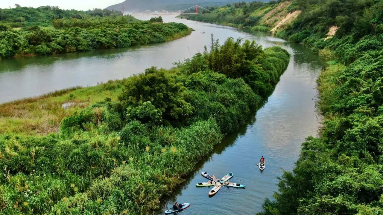 New Taipei | Fulong Shuangxi SUP Stand-up Paddle Trip | Parent-child couple and furry kids can easily paddle | The scenery changes in four seasons