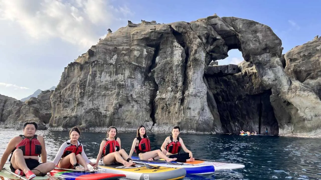 [New Taipei City, Ruifang Water Play Experience] Northeast Corner Elephant Trunk Rock SUP Stand Up Paddle Experience | Sunrise, morning, afternoon
