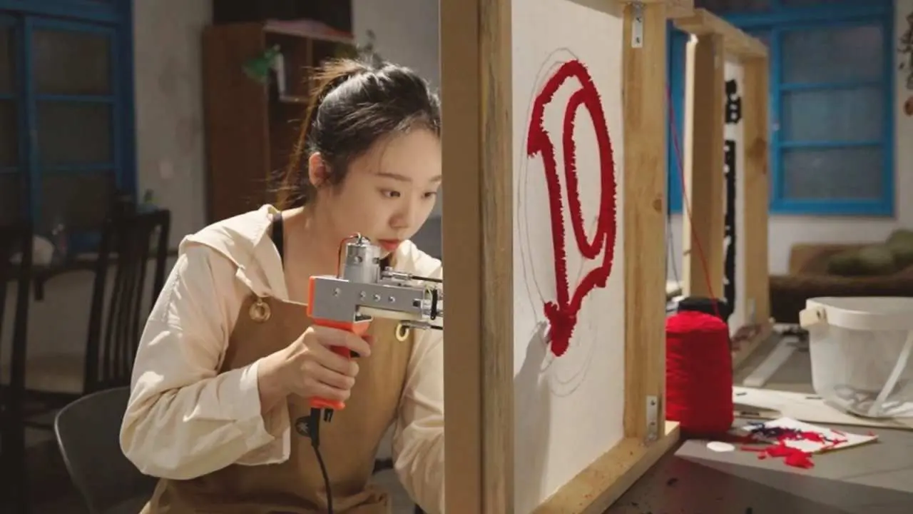 [Recommended Handmade Courses] Taipei | Tufting Tufting Gun | Little Red Flower Handmade Carpet Class | BIG Handmade Carpet