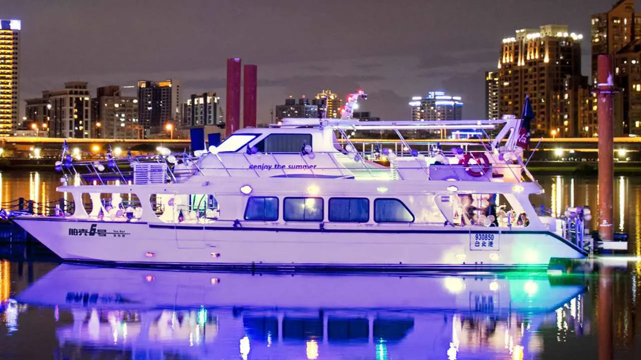 『2024』Taipei City | Tamsui River Sunset River Cruise | Departing from Dadaocheng Pier