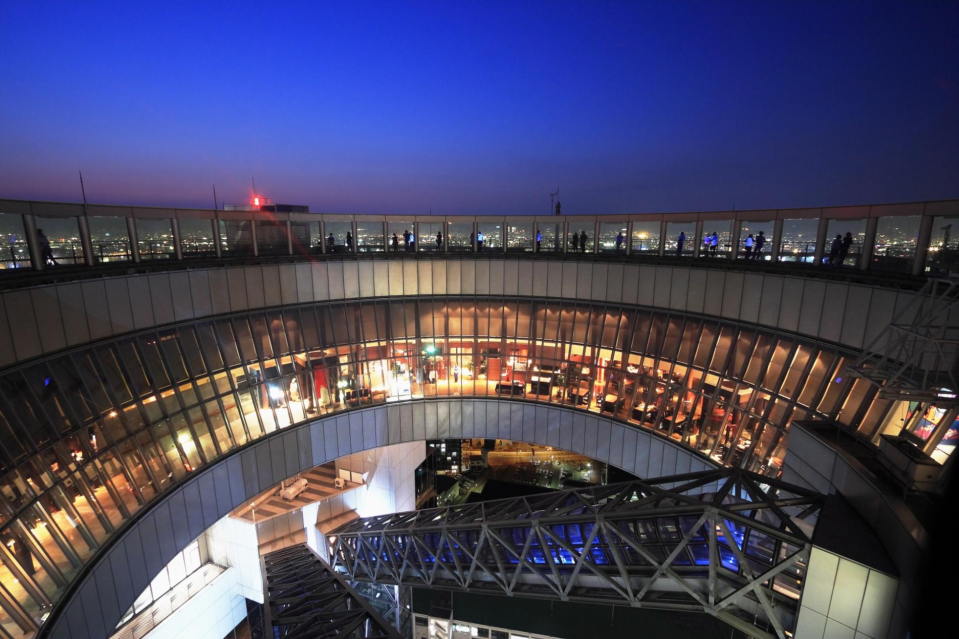 日本大阪人氣浪漫夜景 梅田藍天大廈空中庭園展望台門票 Kkday