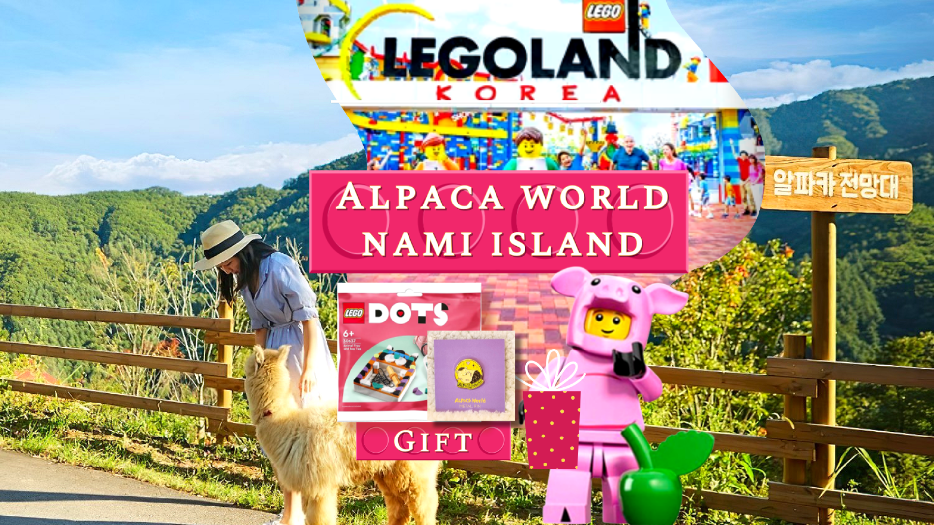 江原道日帰り旅行｜レゴランド＆アルパカパークまたは南怡島（団体