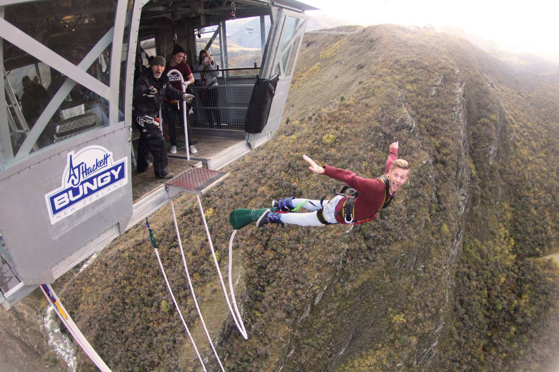  【134公尺！紐西蘭最高】Nevis Bungy 皇后鎮高空彈跳 