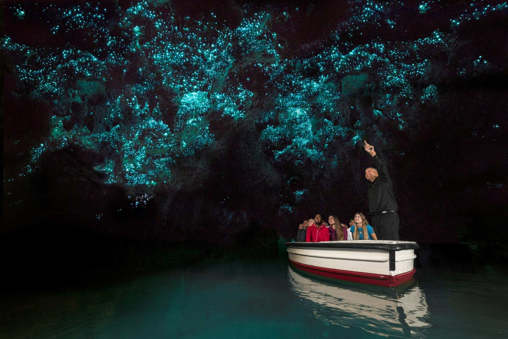  【紐西蘭北島必去景點】懷托摩藍光螢火蟲洞遊船體驗（奧克蘭 / 羅托魯阿出發） 