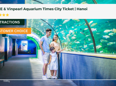 VinKE & Vinpearl Aquarium Times City Ticket | Hanoi