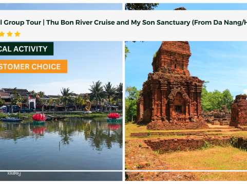 Small Group Tour | Thu Bon River Cruise and My Son Sanctuary (From Da Nang/Hoi An)