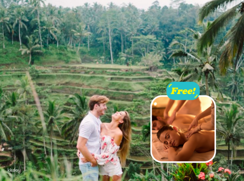 【KKday Exclusively Offer - Buy 1 Adult Tour Get Extra 30 Min. Spa】Ubud Romantic Tour: Floating Breakfast, Jungle Swing & Spa with Expert Guide | Bali