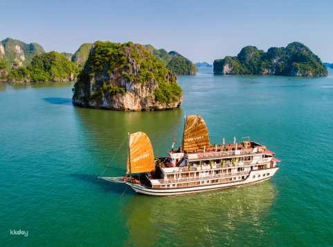 2D1N Tour of Ha Long Bay with Victory Wooden Junk Cruise