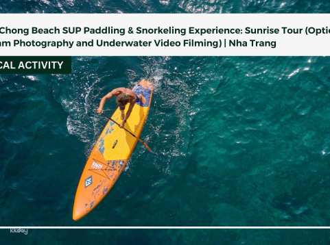 Hon Chong Beach SUP Paddling & Snorkeling Experience: Sunrise Tour (Optional Flycam Photography and Underwater Video Filming) | Nha Trang