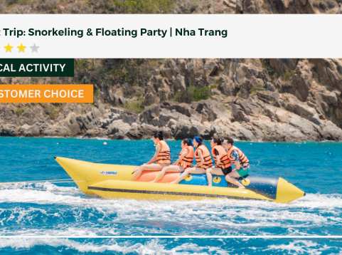 [B2G1 PROMO] Nemo Trip Nha Trang Hopping Tour: Boat Trip, Snorkeling & Floating Party | Vietnam