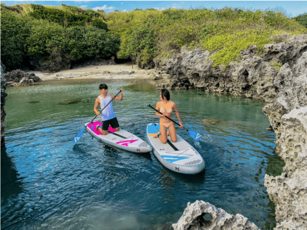 [Kenting Houbi Lake Secret Land] SUP Stand Up Paddle Free Snorkeling Ecological Guide|Small snacks|Photos after color correction