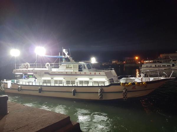 大益夜釣小管のイカ夜釣り体験(台湾 澎湖)