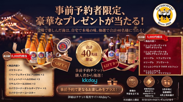 オクトーバーフェスト 2026 inお台場 前売りチケット