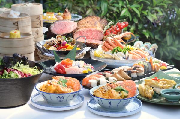 金鐘|香港港麗酒店 Conrad Hong Kong|咖啡園 Garden Café|國際美食自助午餐|母親節自助饗宴