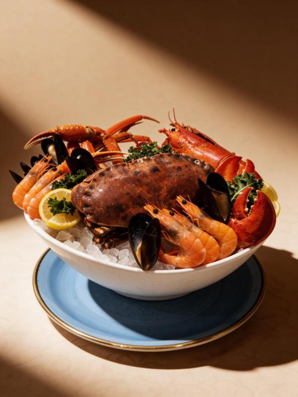 Tsim Sha Tsui | Mall Café | 125th Anniversary All-Day Set Menu | Seafood Platter: Prawns, Bread Crab, Lobster, Crab Legs, Mussels | YMCA (Hong Kong Youth Hotel)