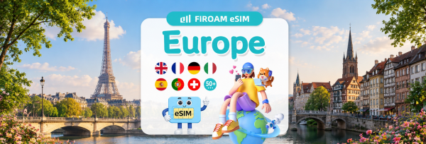 [Up to Up to 50% Off% off] eSIM in multiple European countries | 5G network eSIM 1-30 days | Supports ChatGPT and TikTok