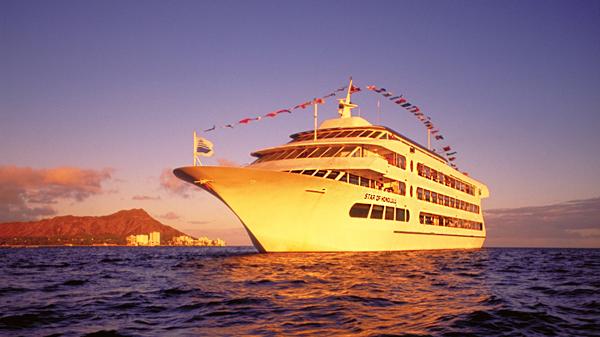 Hawaii Oahu|Star of Honolulu|Three Star Sunset Dinner & Show Cruise (Deluxe)
