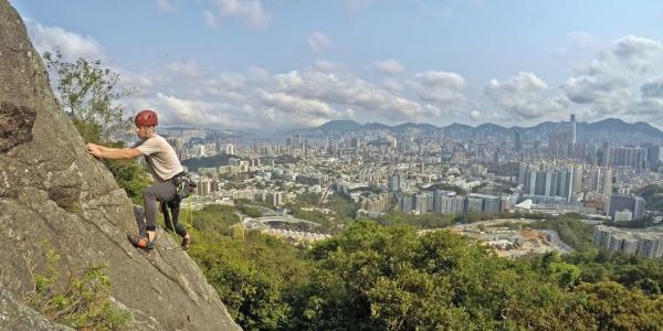 【【香港獨特體驗】香港Beacon Hill筆架山・攀岩體驗