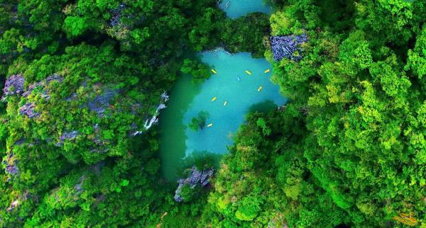 【【攀牙灣原始秘境】Phanak 島、洪島獨木舟之旅、花朵水燈體驗